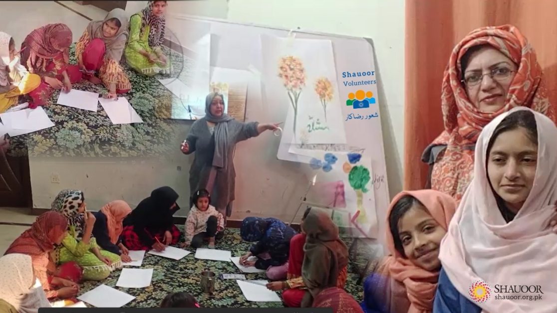 art class at shauoor maan ghar