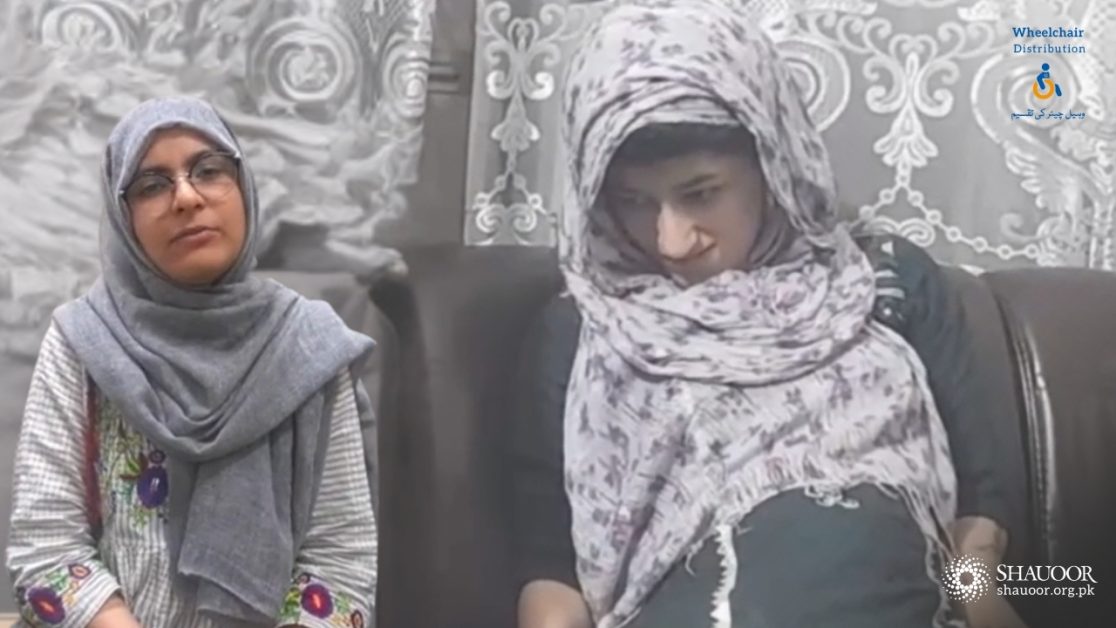 rahmat bano wheelchair distribution