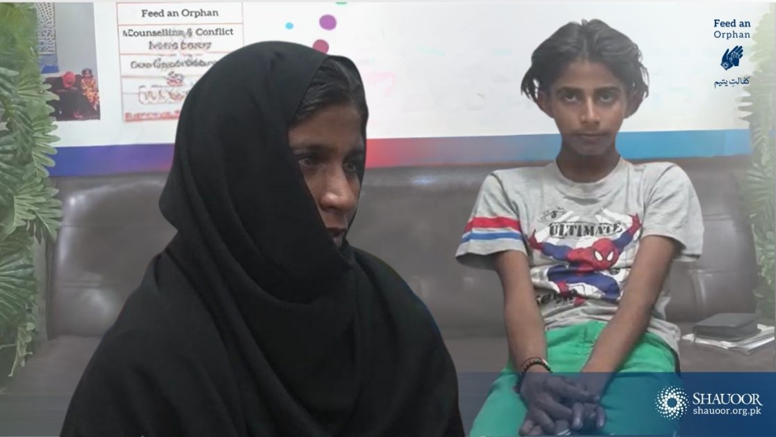 widow feed an orphan