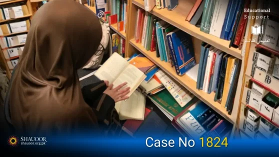 A bright and hardworking student, whose father is unemployed.