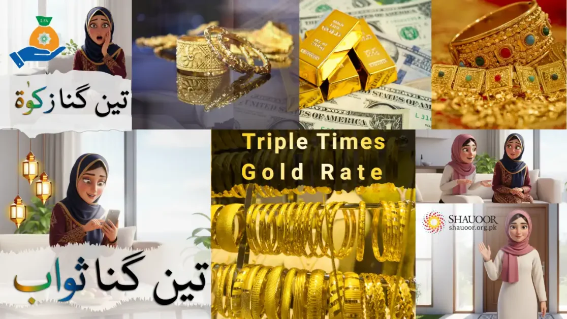 This Ramadan, the price of gold has increased three times.